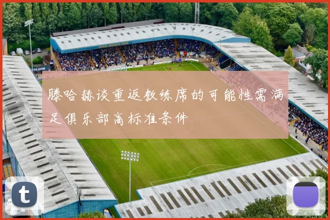 滕哈赫谈重返教练席的可能性需满足俱乐部高标准条件